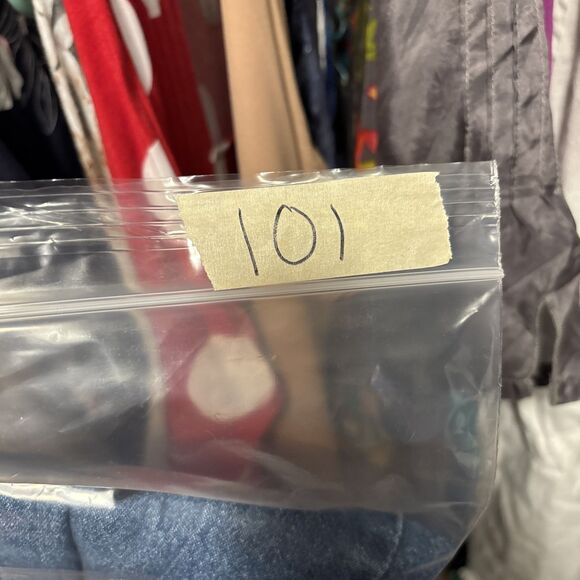 Vintage Olivia Rose Long Maxi Denim Dress Embroidered Flowers Womens 10M - Picture 10 of 10